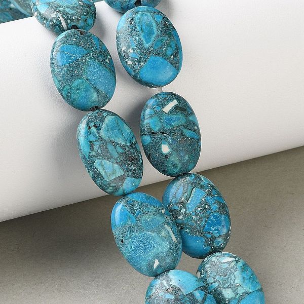 Synthetic Imperial Jasper Beads