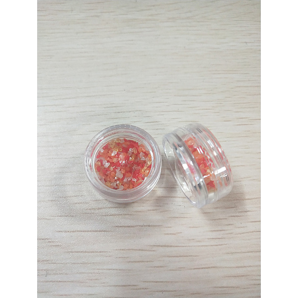 PandaHall Baking Painted Glass Beads, For Nail Art Decoration Accessories, No Hole/Undrilled, Chips, Colorful, 0.5~5x0.5~5x0.5~5mm, about...