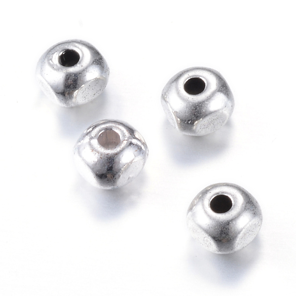 

PandaHall Tibetan Style Alloy Spacer Beads, Cadmium Free & Nickel Free & Lead Free, Antique Silver, 4.5x4.5x3.5mm, Hole: 1mm, about...