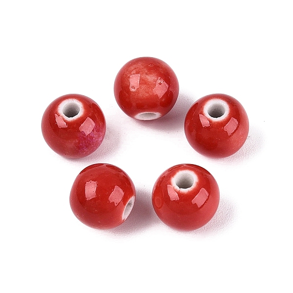 Vintage Handmade Porcelain Beads