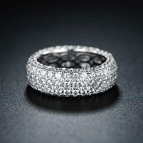 Brass Micro Pave Cl… - image