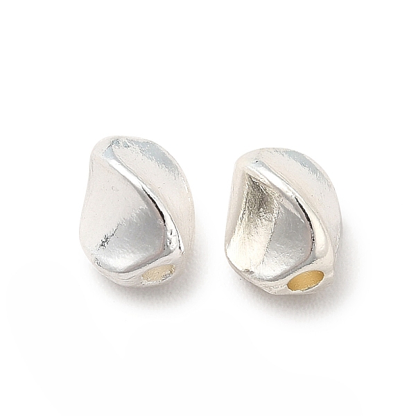 

PandaHall Long-Lasting Plated Alloy Beads, Cadmium Free & Nickel Free & Lead Free, Twist, Silver, 5.5x4.5x4.5mm, Hole: 1.2mm Alloy Twist