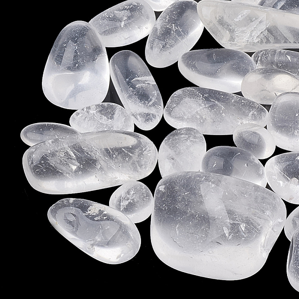 PandaHall Natural Quartz Crystal Home Decorations, Display Decorations, Large Tumbled Stones, Healing Stones for Chakras Balancing, Crystal...