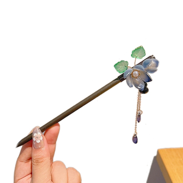 Glass Hair Sticks - image