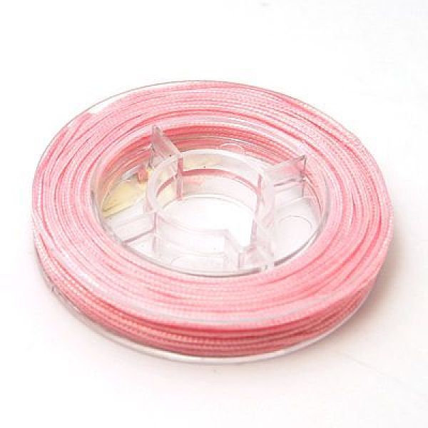 

PandaHall Nylon Thread for Jewelry Making, Pink, 0.8mm, about 7.65~9.84 yards(7~9m)/roll Nylon Pink