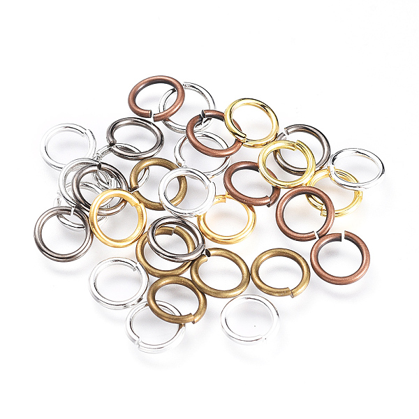 

PandaHall Brass Jump Rings, Open Jump Rings, Mixed Color, 18 Gauge, 7x1mm, Inner Diameter: 5mm, 500g Brass