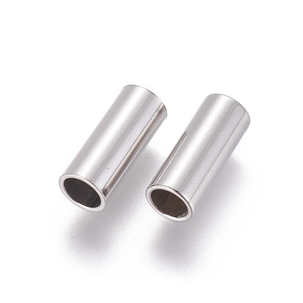 

PandaHall 304 Stainless Steel Tube Beads, Stainless Steel Color, 12x5mm, Hole: 4mm 304 Stainless Steel Tube