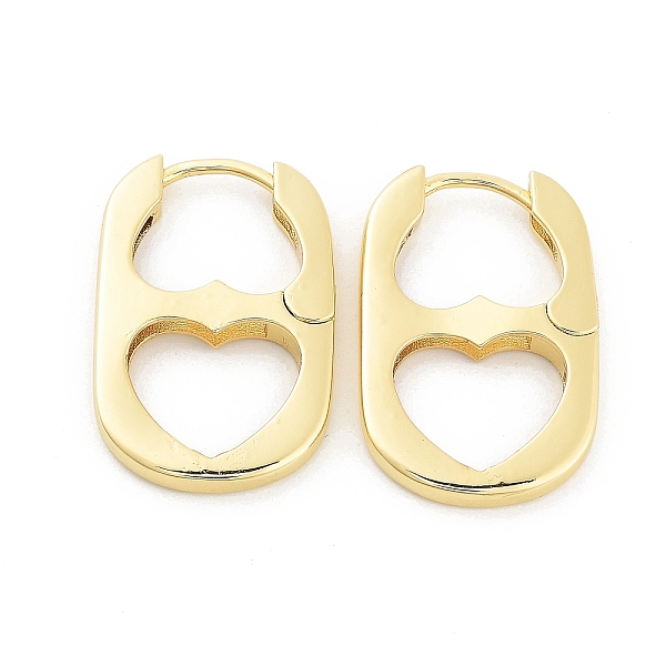 

PandaHall Heart Rack Plating Brass Hoop Earrings for Women, Long-Lasting Plated, Lead Free & Cadmium Free, Real 18K Gold Plated, 29x18.5x3mm...