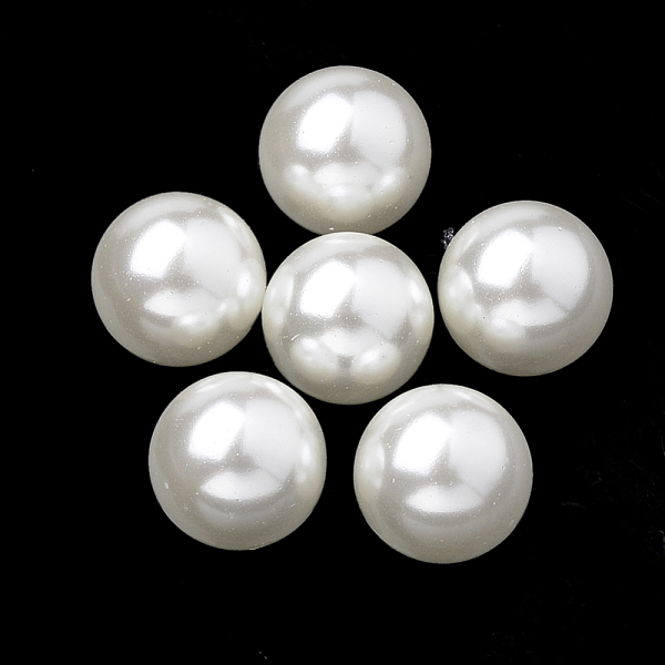 

PandaHall Eco-Friendly Glass Pearl Beads, High Luster, Grade A, No Hole/Undrilled Round, Beige, 16mm Glass Round Yellow