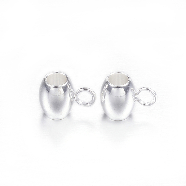 

PandaHall 304 Stainless Steel Tube Bails, Loop Bails, Oval, Silver Color Plated, 8x6x5mm, Hole: 2mm, Inner Diameter: 2.5mm 304 Stainless...