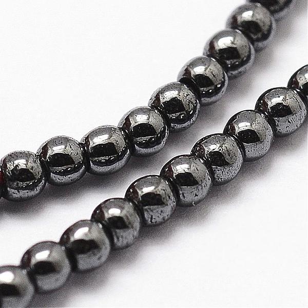 Grade AB Non-magnetic Synthetic Hematite Beads Strands