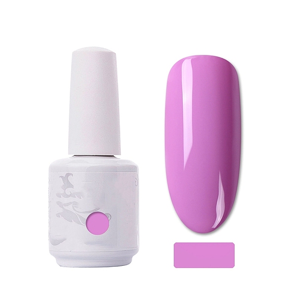 

PandaHall 15ml Special Nail Gel, for Nail Art Stamping Print, Varnish Manicure Starter Kit, Violet, Bottle: 34x80mm Resin Purple