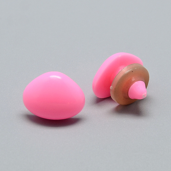 

PandaHall Craft Plastic Doll Noses, Pearl Pink, 6x8mm, Pin: 3mm Plastic Pink
