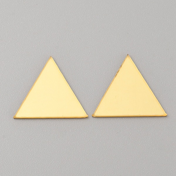 

PandaHall Adhesive Acrylic Cabochons Sheets, Mirror Mosaic Pieces, Mosaic Tiles for Arts DIY Crafts, Triangle, 17x17x1mm Acrylic Triangle..., Gold