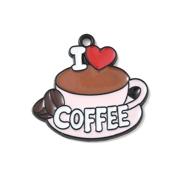 Pendentifs en alliage émaillé sur le thème du café-image-ENAM-I077-02EB-01-fr