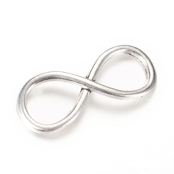 

PandaHall Tibetan Style Alloy Links connectors, Infinity, Cadmium Free & Nickel Free & Lead Free, Antique Silver, 35x14x6mm, Hole: 13x9mm...