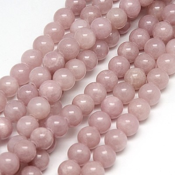 

PandaHall Natural Yellow Jade Beads Strands, Dyed, Round, Rosy Brown, 4mm, Hole: 1mm, about 95pcs/strand, 15.75 inch Yellow Jade Round Brown