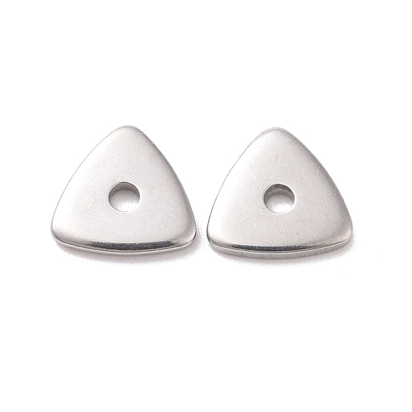 

PandaHall 304 Stainless Steel Beads, Triangle, Stainless Steel Color, 6x6x1mm, Hole: 1mm 304 Stainless Steel Triangle