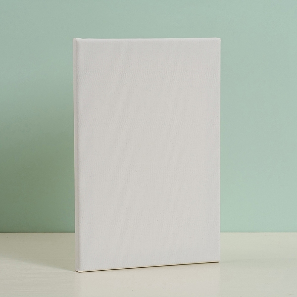 PandaHall Blank Linen Wood Primed Framed, for Painting Drawing, Rectangle, White, 30.1x20.3x1.7cm Wood Rectangle White
