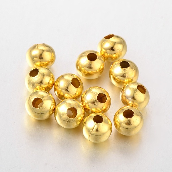 

PandaHall Golden, 8mm, Hole: 2.5~3mm Iron Round