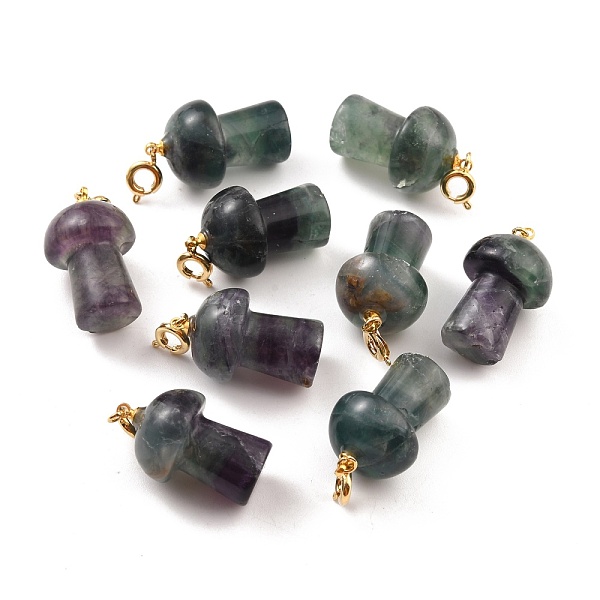 Natural Fluorite Pendants