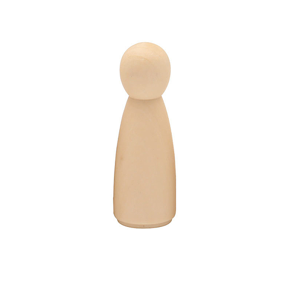

PandaHall Unfinished Wooden Peg Dolls, Wooden Blank Girl Pegs, for Children's Creative Paintings Craft Toys, Antique White, 7.5x2.7cm Wood