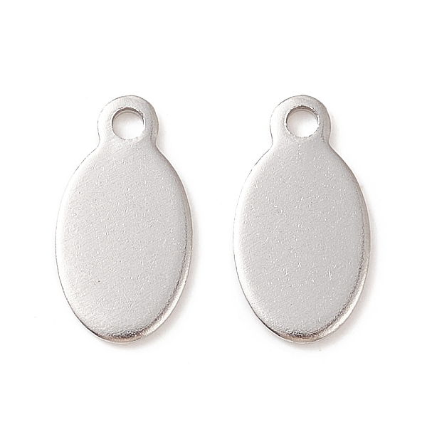 

PandaHall 304 Stainless Steel Stamping Blank Tag Pendants, Flat Oval, Stainless Steel Color, 13x7x0.8mm, Hole: 1.5mm 304 Stainless Steel...