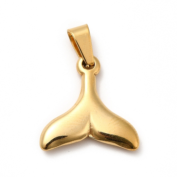 

PandaHall Vacuum Plating 201 Stainless Steel Pendants, Mermaid Tail Shape, Golden, 19x18.5x3mm, Hole: 6x3mm 201 Stainless Steel Others