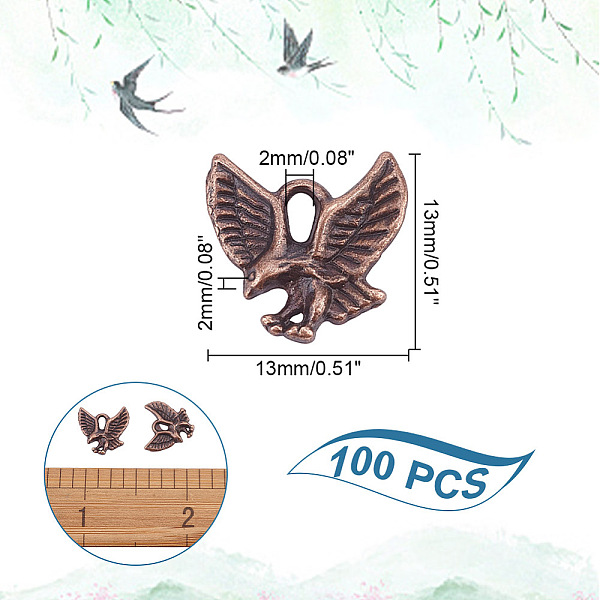 Arricraft 100pcs Legierungsanhänger Im Tibetischen Stil