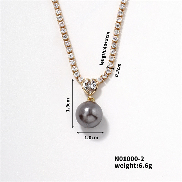 Elegant Pearl Penda… - image