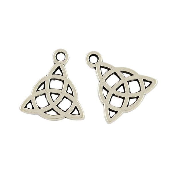 

PandaHall Tibetan Style Trinity Knot/Triquetra, Irish Alloy Pendants, Cadmium Free & Lead Free, Antique Silver, 16.5x14.5x2mm, Hole: 2mm...