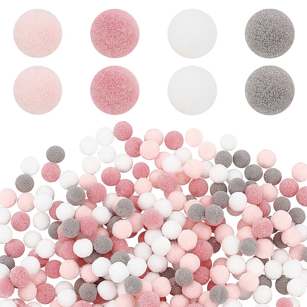 

PandaHall PH 2000 Pieces 10mm Pompom Balls, 4 Colors Crafts Balls Small Fluffy Pom Poms for DIY Arts Crafts Decorations Christmas Project..., Multicolor