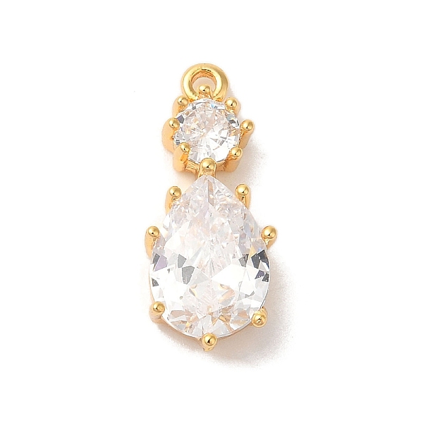 Brass Micro Pave Cl… - image