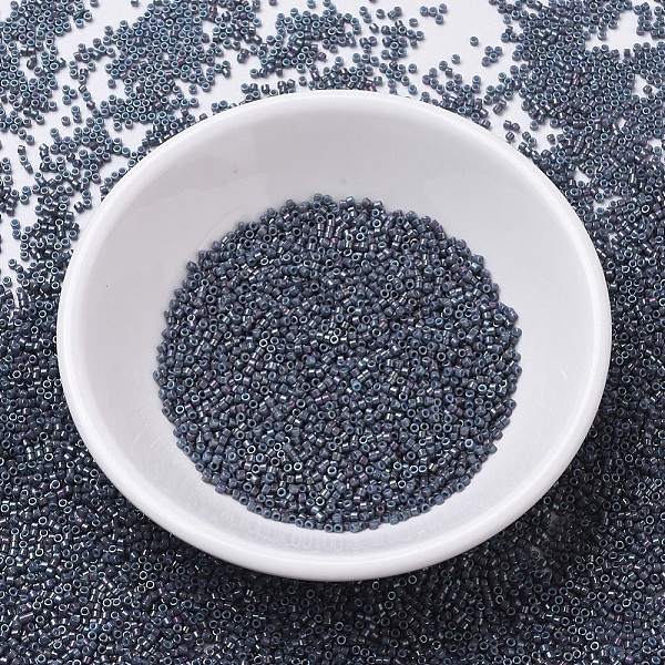 

PandaHall MIYUKI Delica Beads, Cylinder, Japanese Seed Beads, 11/0, (DB0132) Opaque Blue Gray Luster, 1.3x1.6mm, Hole: 0.8mm, about...