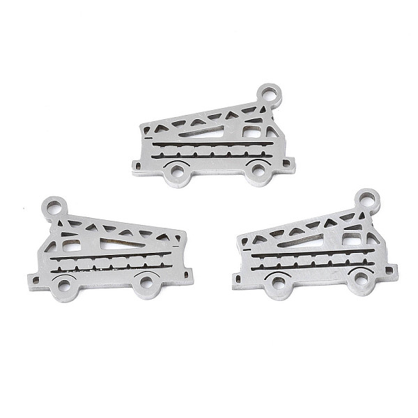 

PandaHall 201 Stainless Steel Pendants, Laser Cut, Crane, Stainless Steel Color, 11.5x16.5x1mm, Hole: 1.4mm 201 Stainless Steel Vehicle