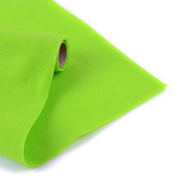 

PandaHall Non Woven Fabric Embroidery Needle Felt For DIY Crafts, Lawn Green, 450x1.2~1.5mm, about 1m/roll Cloth Green