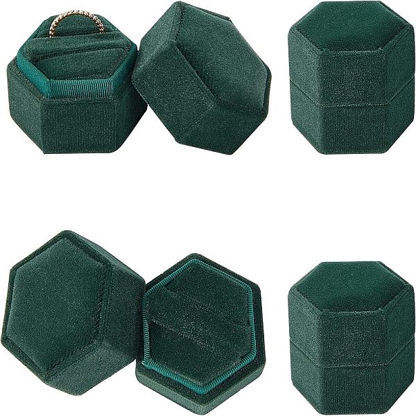 Velvet Ring Boxes - image