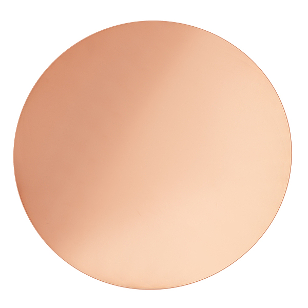 

PandaHall OLYCRAFT Round Copper Sheet 2mm Thick Flat Round Copper Disc 3.9 Inch in Diameter Pure Copper Plate Round Copper Plate Blank Round..., Brown