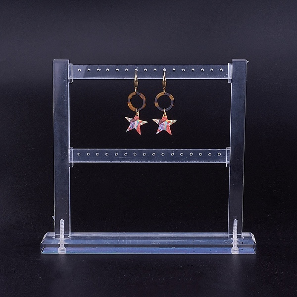 Organic Glass Earring Displays