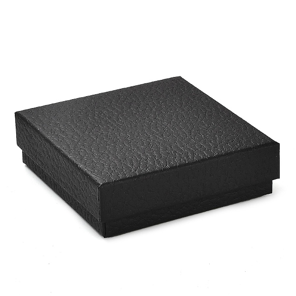 

PandaHall Square Cardboard Necklace Box, Jewelry Storage Case with Velvet Sponge Inside, for Necklaces, Black, 8.8x8.8x2.65cm Paper Square...