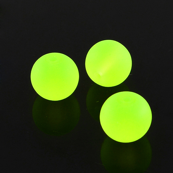 

PandaHall Transparent Glass Bead Strands, Frosted, Round, Green Yellow, 12mm, Hole: 1.3~1.6mm, about 70pcs/strand, 31.4 inch Glass Round...