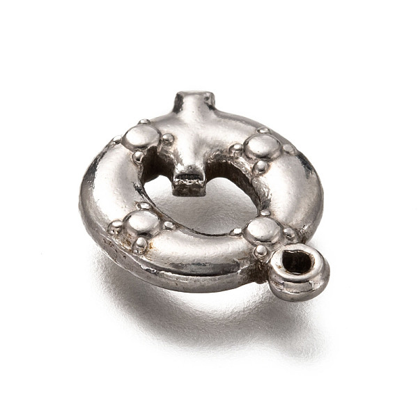 

PandaHall 201 Stainless Steel Pendants, Letter Q, Stainless Steel Color, 17x14x3mm, Hole: 1.5mm 201 Stainless Steel Letter Q
