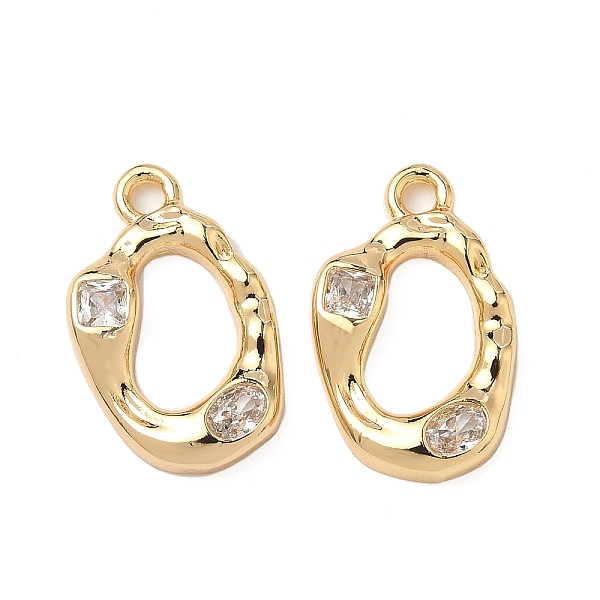 Brass Micro Pave Cl… - image