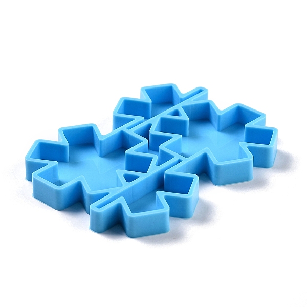 

PandaHall DIY Straw Decoration Silicone Molds, Resin Casting Molds, Clay Craft Mold Tools, Snowflake with Registered Nurse, Blue...
