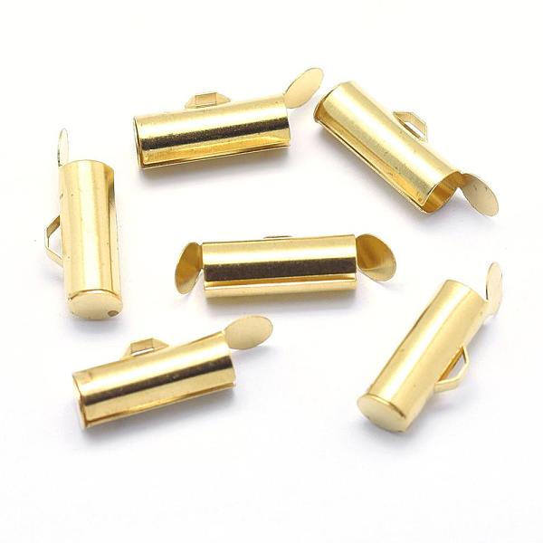 

PandaHall Brass Cord Ends, for Ball Chain, Slide On End Clasp Tubes, Slider End Caps, Lead Free & Cadmium Free & Nickel Free, Raw(Unplated)...