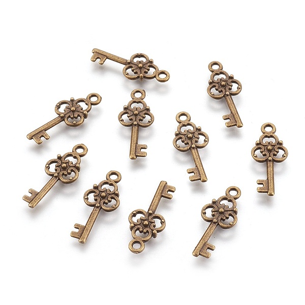 

PandaHall Tibetan Style Alloy Pendant, Skeleton Key, Lead Free, Cadmium Free and Nickel Free, Antique Bronze, about 23mm long, 9.5mm wide...