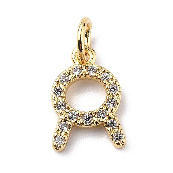 

PandaHall Brass Micro Pave Cubic Zirconia Charms, Constellation Charm, with Jump Rings, Real 18K Gold Plated, Taurus, 12x8x1.5mm, Hole..., Clear