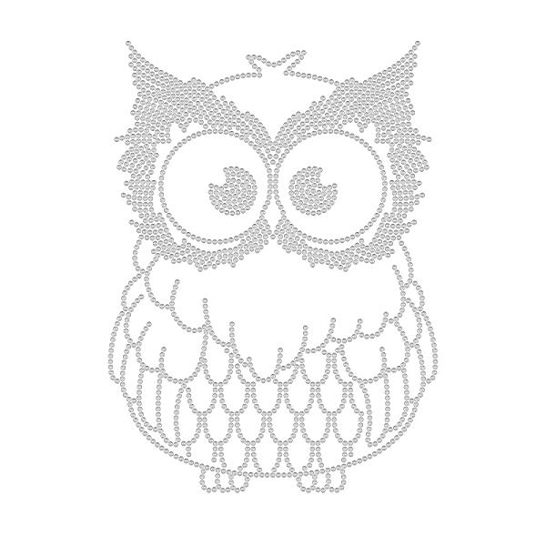 

PandaHall SUPERDANT Crystal Owl Hot-fix Iron-on Rhinestone Transfer Cute Animal Iron on Rhinestone Heat Transfer Decor Hot Fix Sticker for...