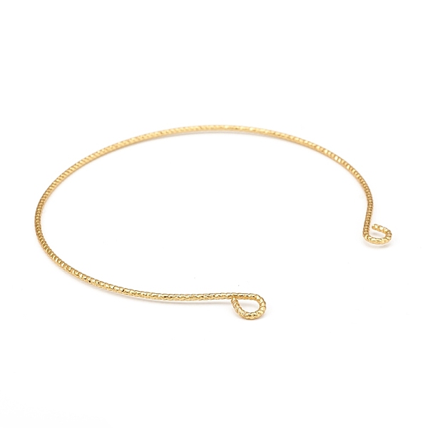 

PandaHall Brass Cuff Bangles, Long-Lasting Plated, Golden, 2-3/8 inch~2-1/2 inch(6.1~6.4cm) Brass