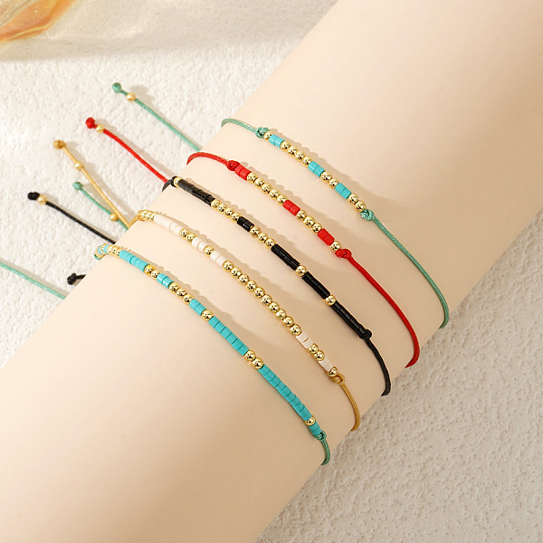 Glass Bead Bracelet… - image